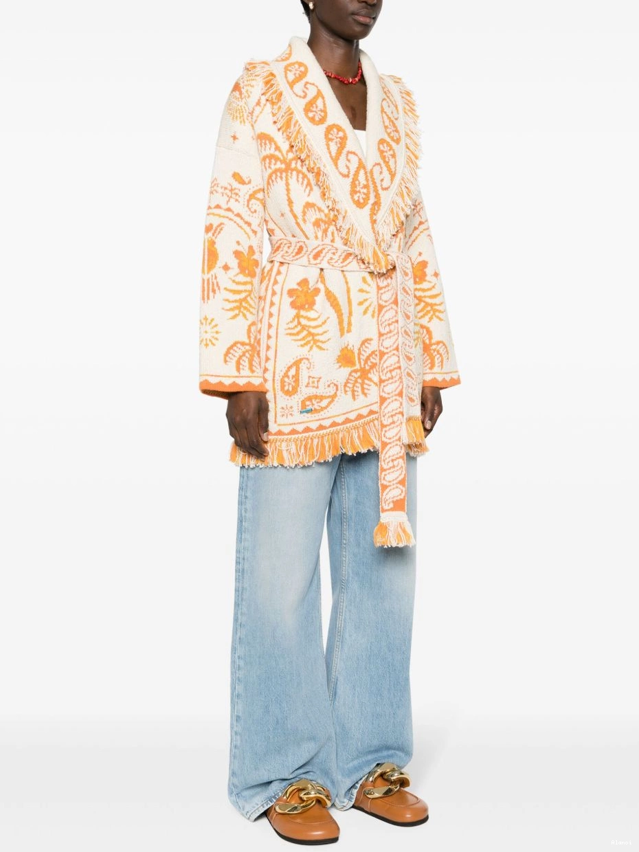 Affordable Lush Women Alanui foulard Nature cardigan 0816